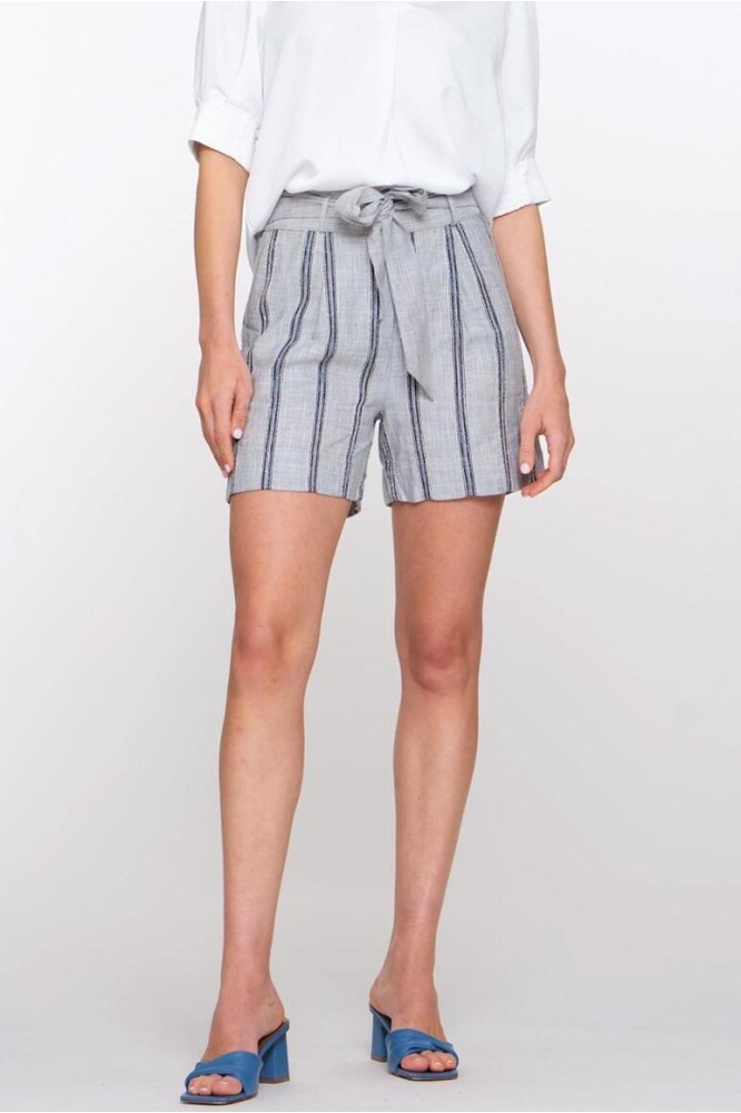 KORTE BROEK MET STREPEN 51211 20 NAVY/BLUE